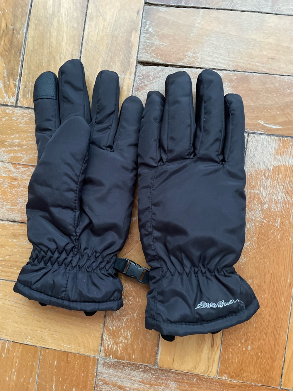 Down feather filled winter gloves Size- small